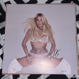 Kesha Cum for Me Clear Signed Vinyl